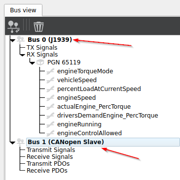 LinX-Manager Fieldbus Access CAN bus