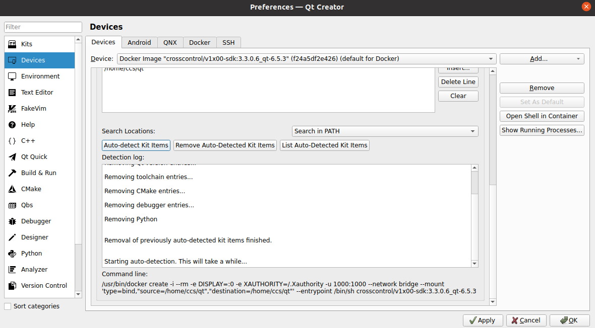 Qt Creator Build Kits