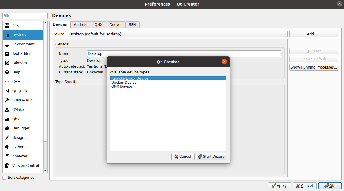 Qt Creator Build Kits