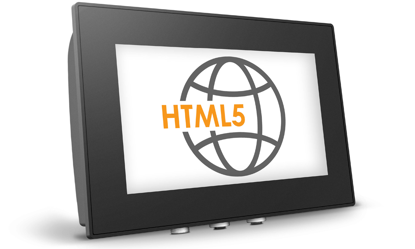 CCpilot V700 display computer with HTML5 graphics.