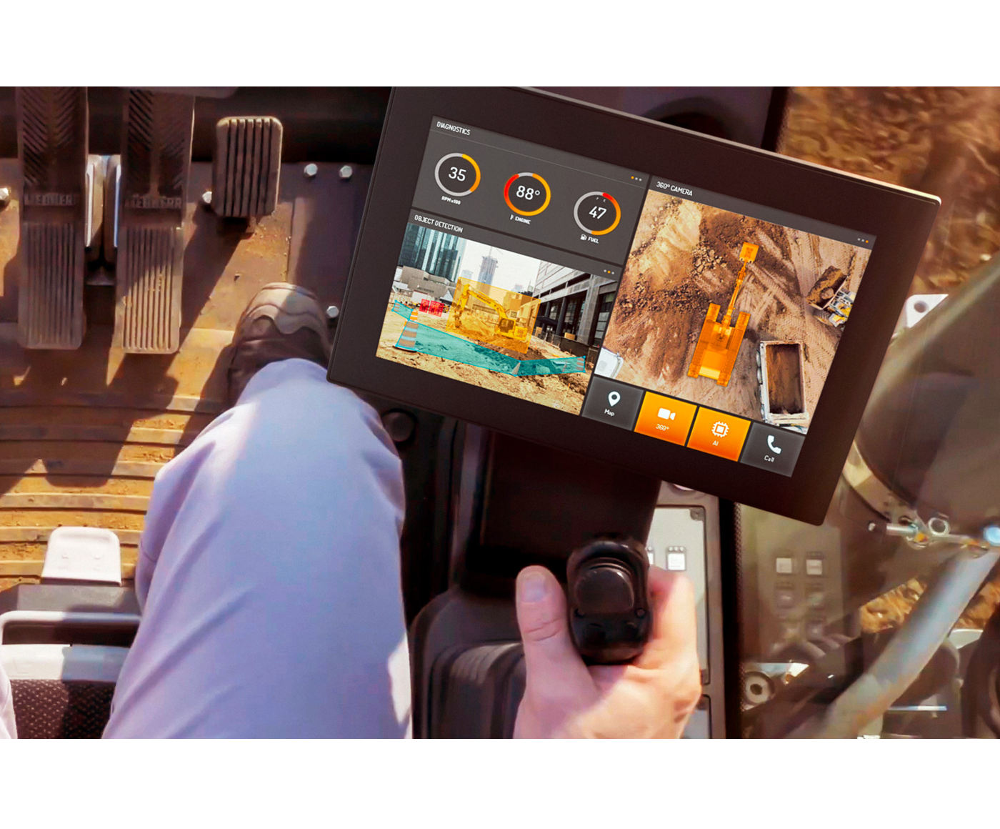HMI with multi camera integration
