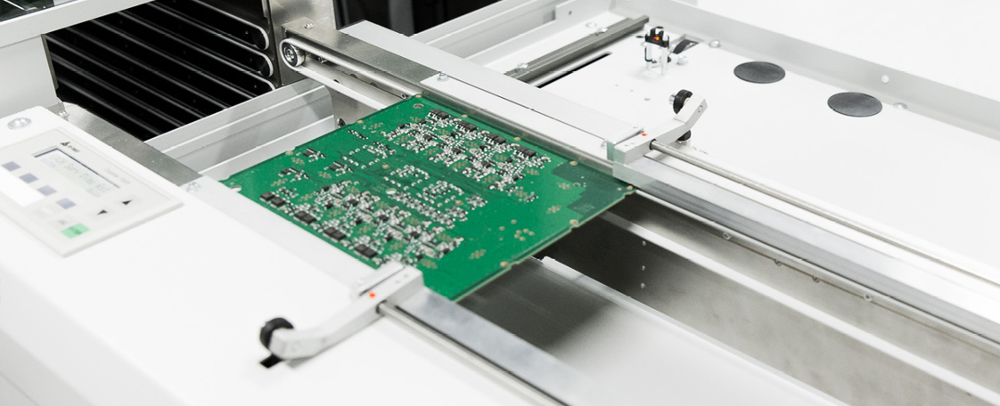Printing of circuit boards, PCB, for display computers. 