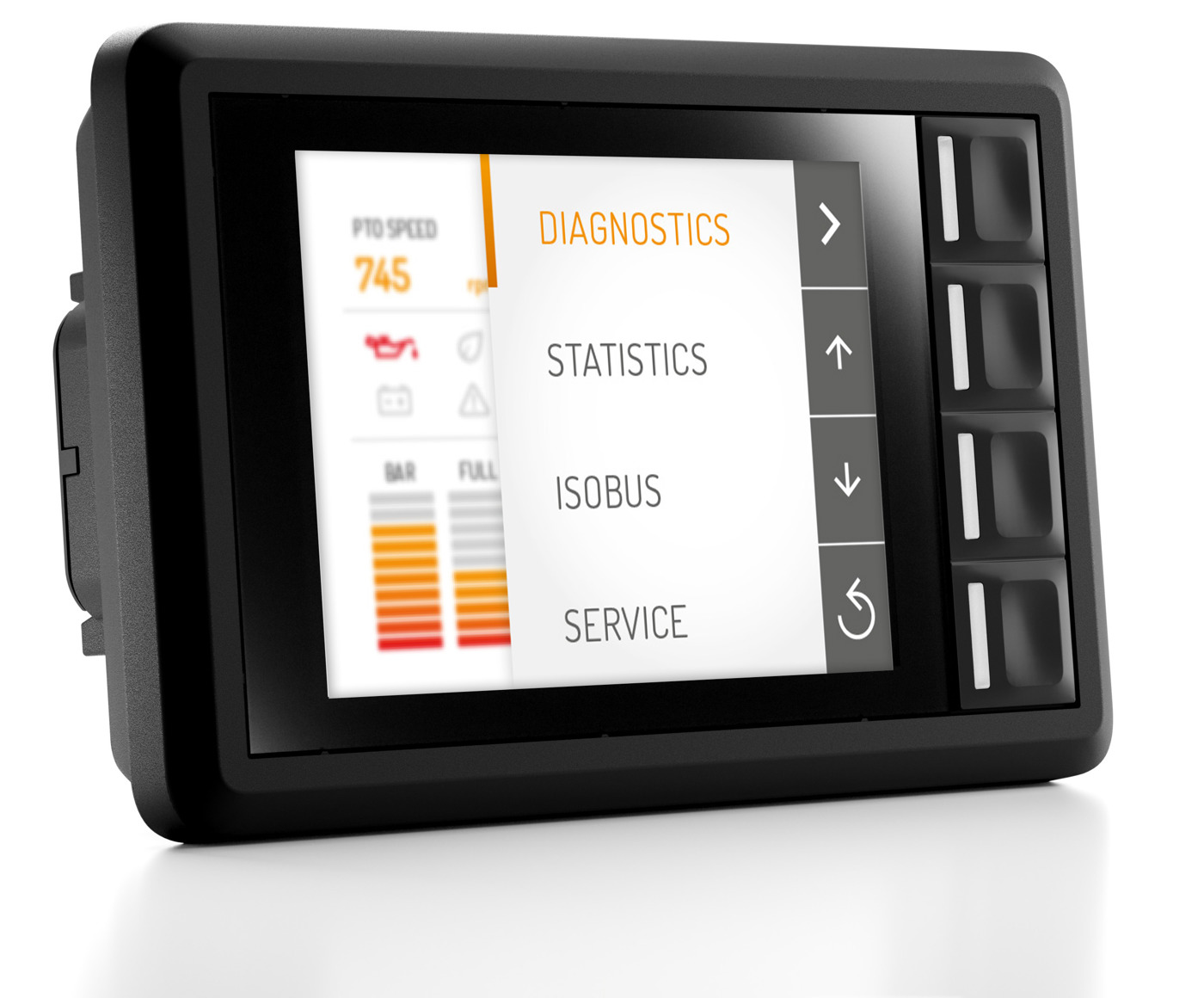 Small display with HMI.