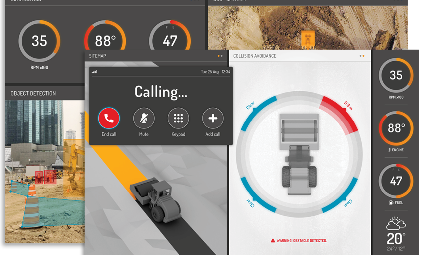 Two HMI overlapping each other. 