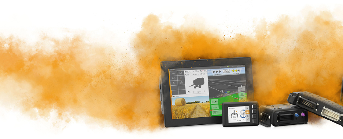Controllers and display computers in dust cloud.