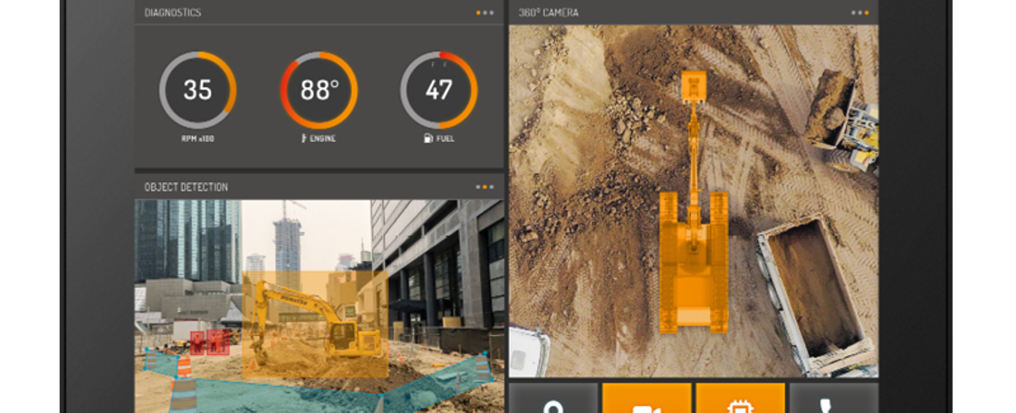 CCpilot V1200 in water splash.