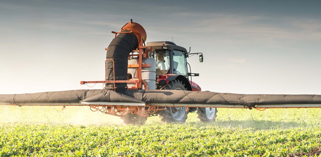 Tractor Spraying