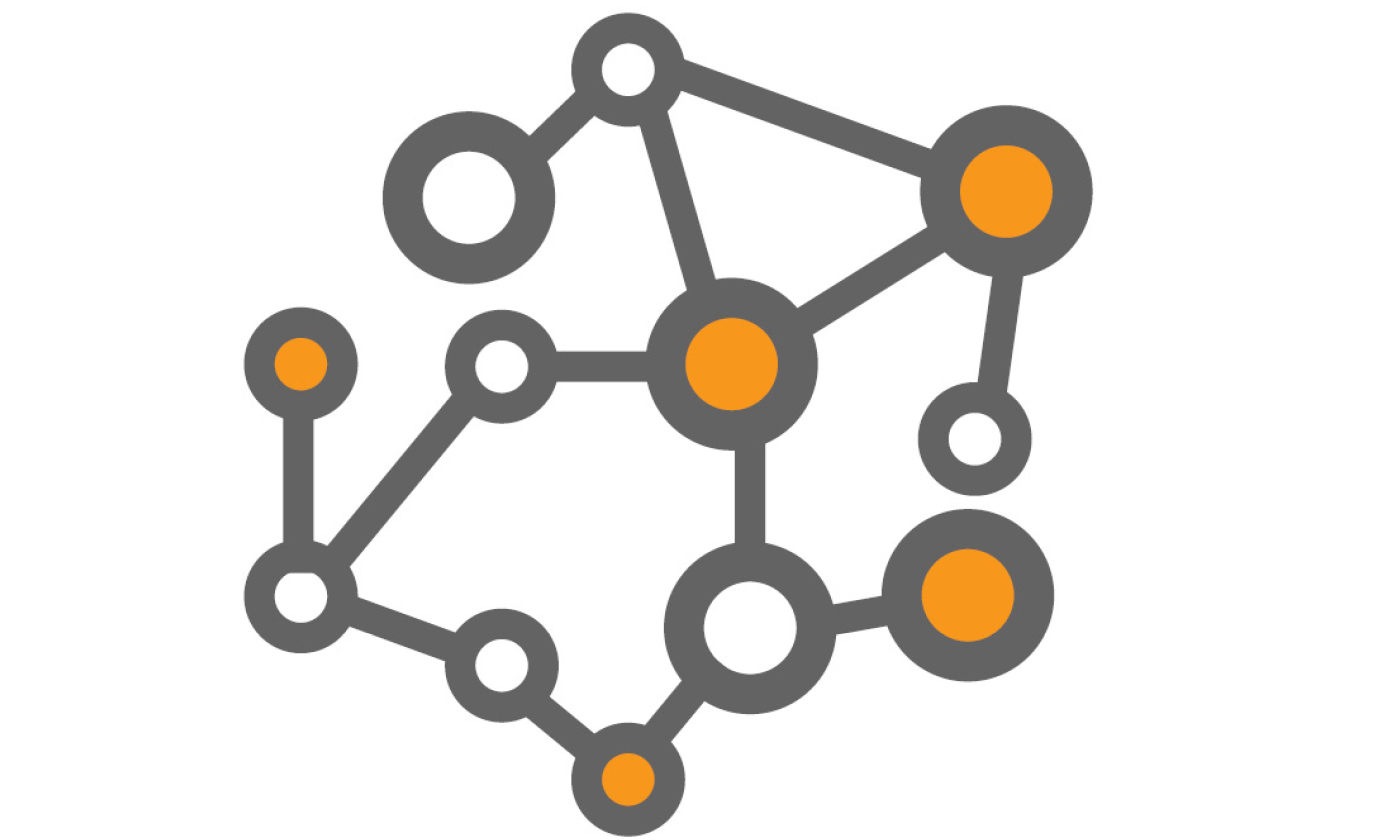 Grey and orange graphic representing Simtecc.