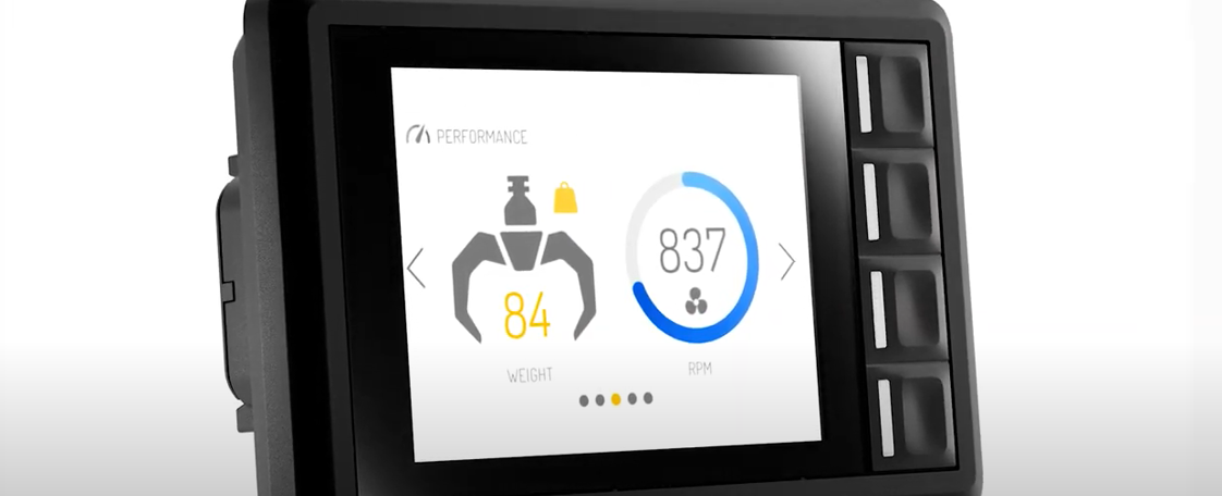 CCpilot VI 3,5" display computer with GUI.
