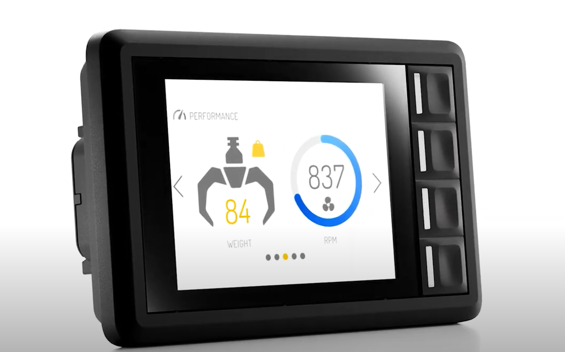 CCpilot VI 3,5" display computer with GUI.
