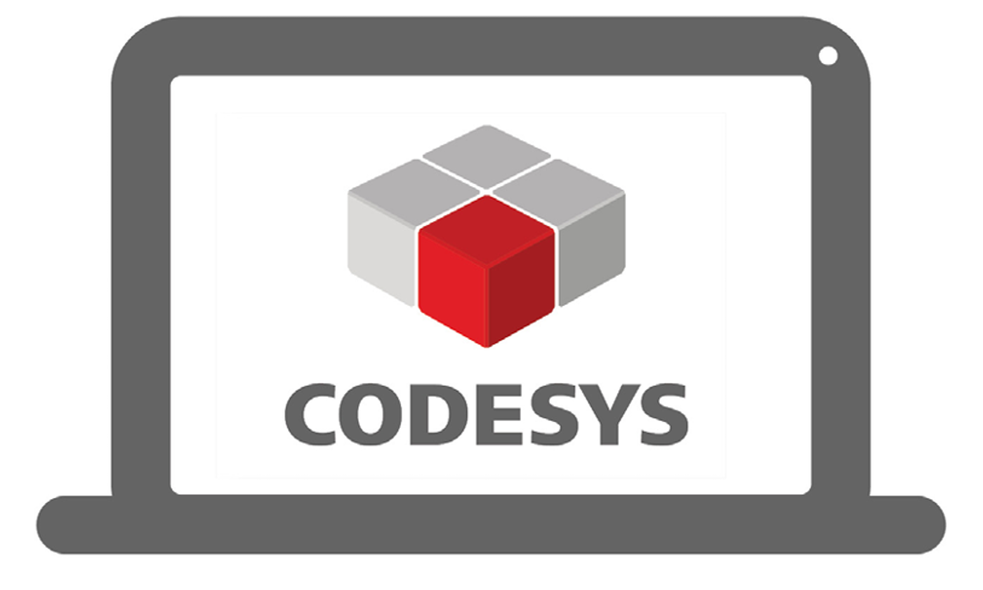Graphics display with CODESYS logotype.