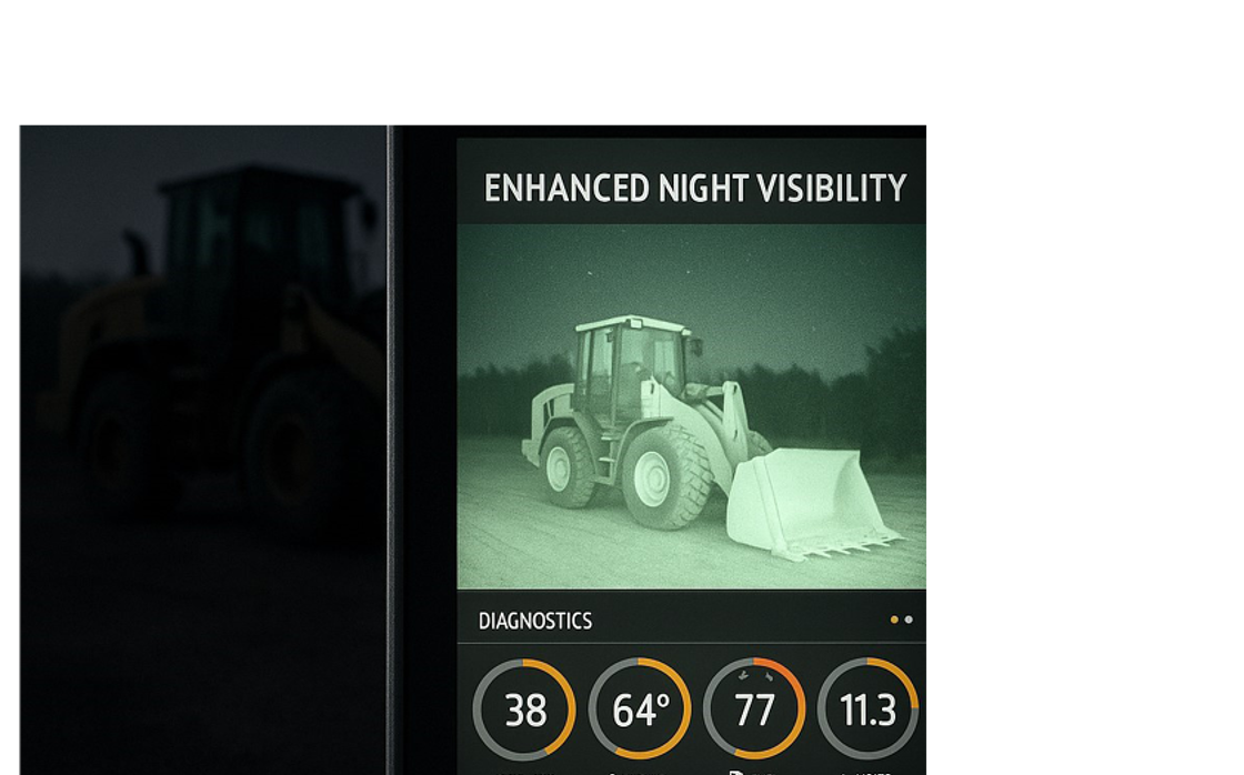 Night visability on screen