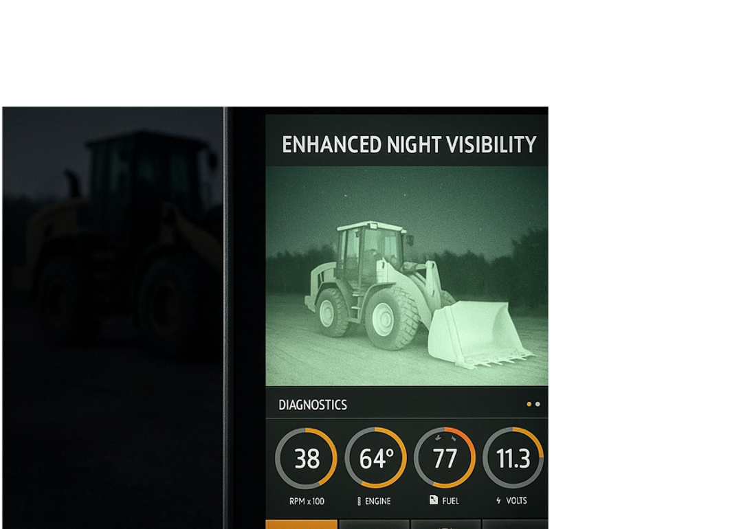 Night visability on screen