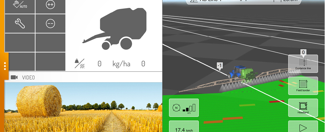 HMI of ISOBUS GUI.