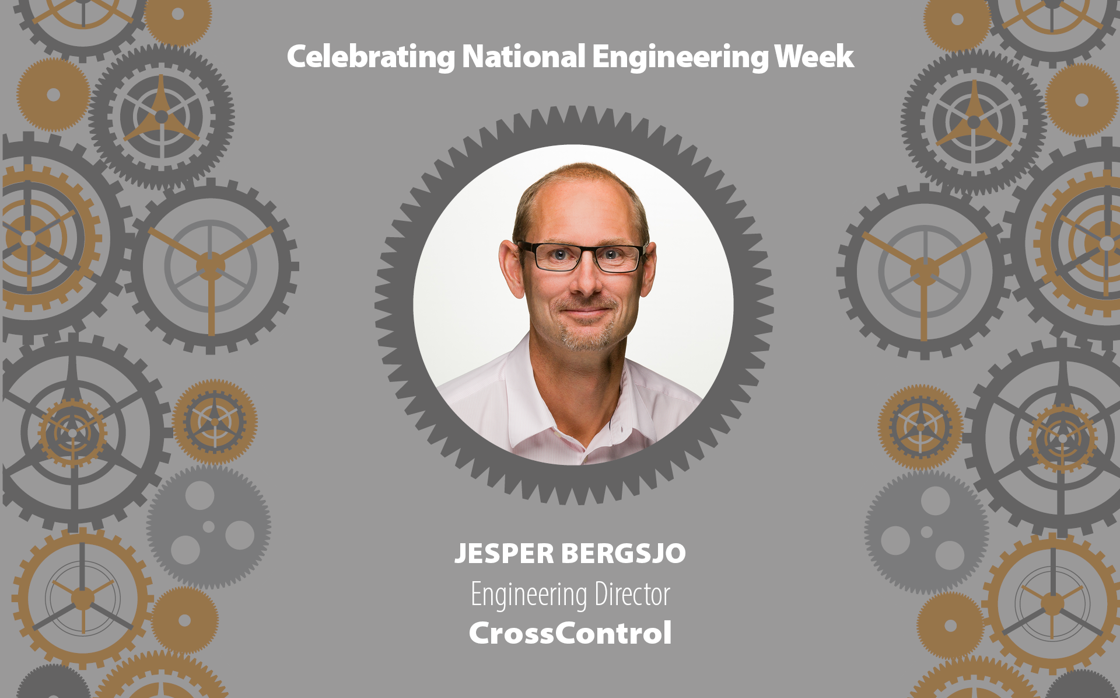 Engineering week presenting Jesper Bergsjö.