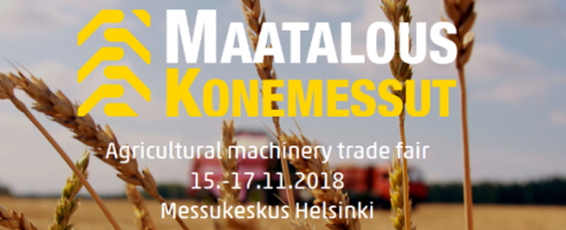 MaatalousKonemessut tradeshow invite.