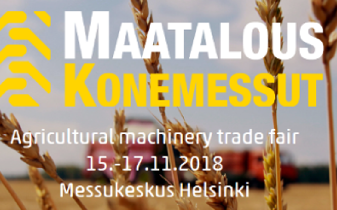 MaatalousKonemessut tradeshow invite.